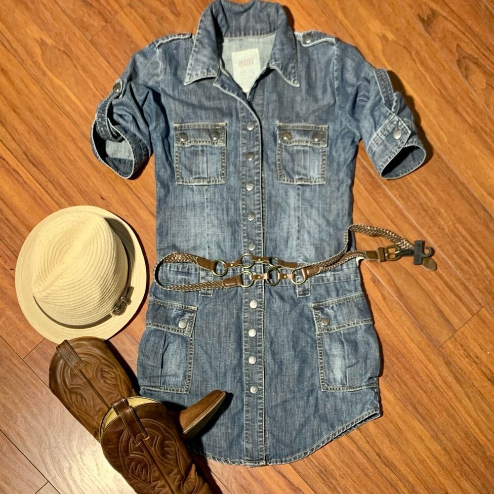 Vintage Levi’s Tab Twills jean dress mini